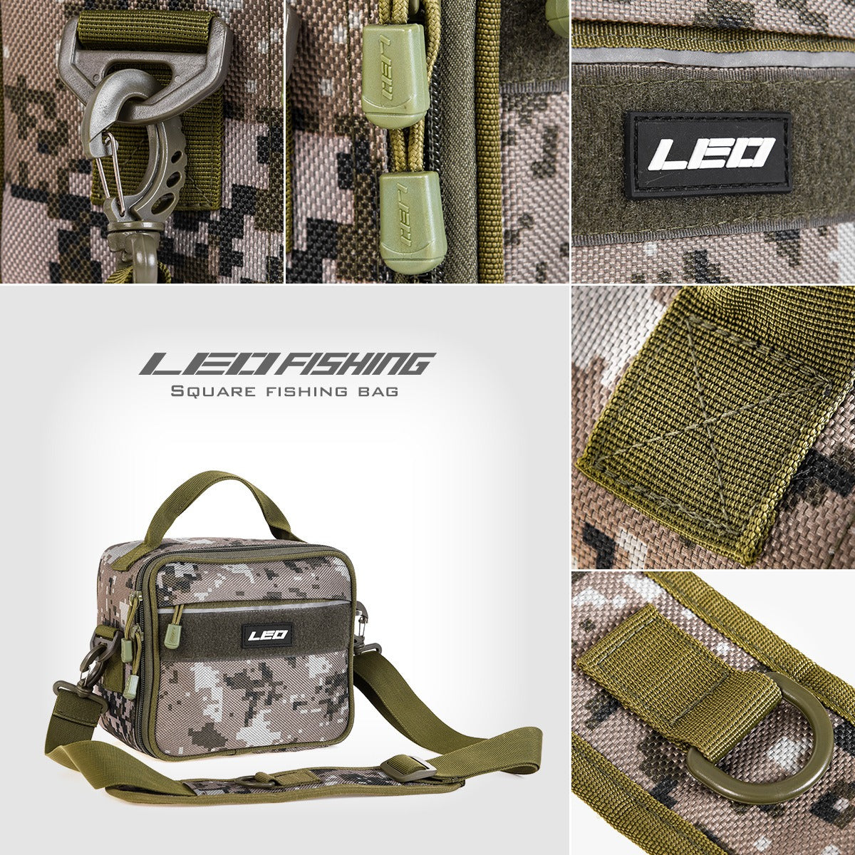 Small Square Bag Fishing Boat Bag Fishing Supplies Accessories Bag