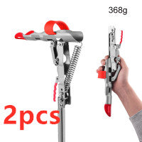 Fishing Rod Holder Spring Automatic Full Stainless Steel Adjustable Sensitivity.