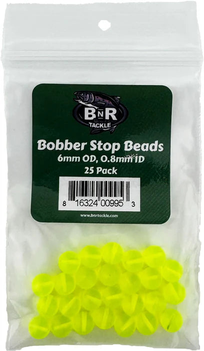 BnR Tackle Bobber Stop Beads - 25 Pack