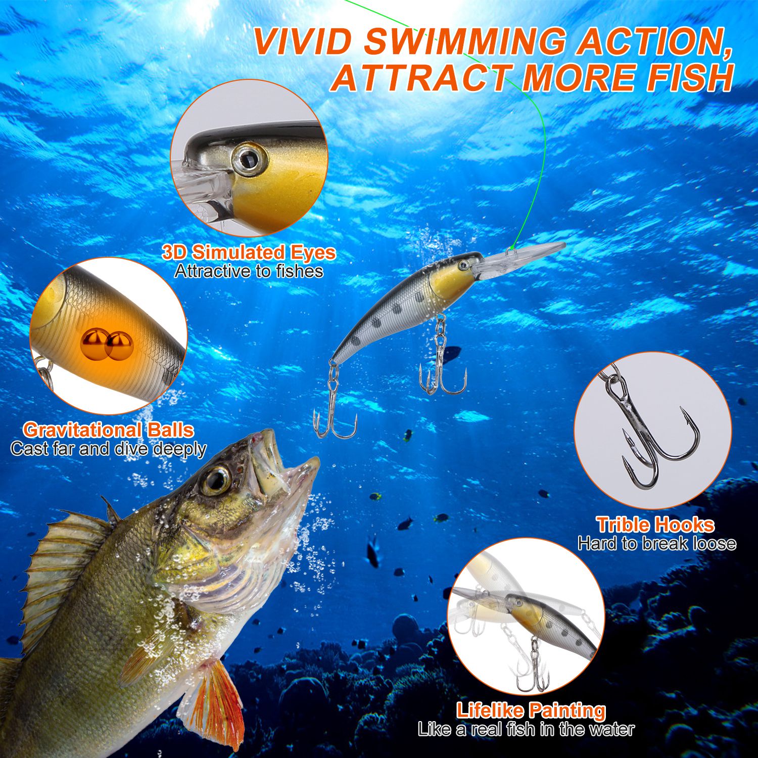 375Pcs Fishing Baits And Tackle Box Saltwater Freshwater Fishing Lures Kit Lifelike Popper Crankbaits Crickets Frogs Spoon Lures Maggots