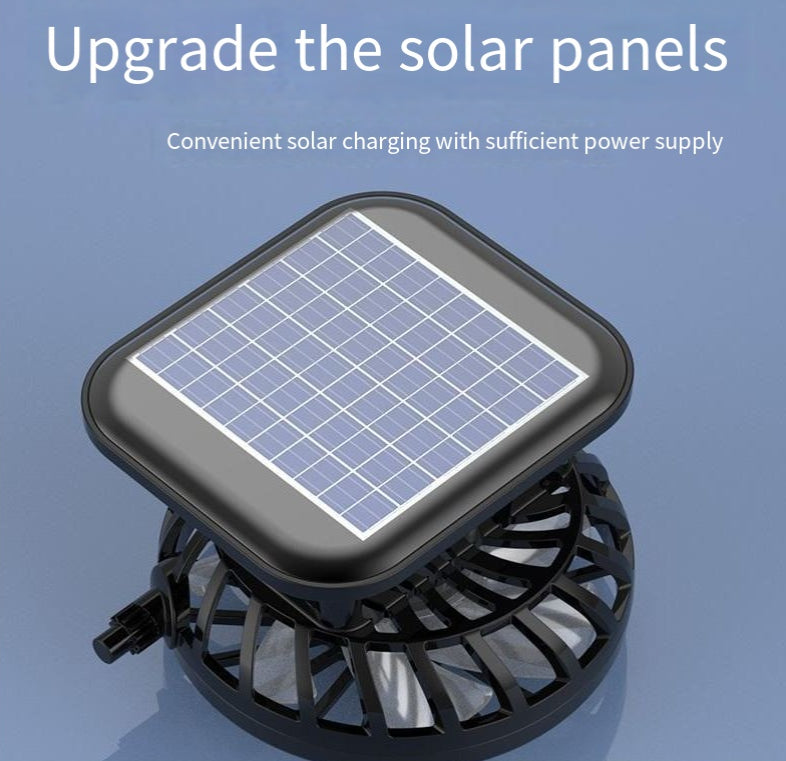 Camper Solar Fan Hat Fishing Hat Men's Outdoor Mountaineering UV Protection Sunshade Fishing Hat with Fan