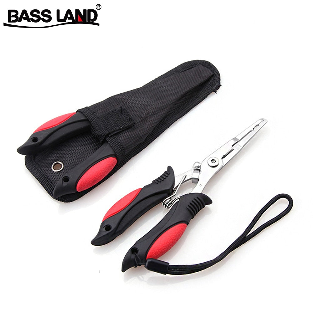 NEW 18cm Fishing Pliers Multifunction Scissors Convenient Stainless Steel Fishing Scissors Pliers Line Cutter Lure Bait